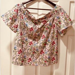 New With Tags Brooks Brothers Size 4 New With Tag Floral Top